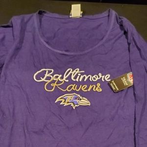Womens Baltimore ravens sleepwear shirt NFL